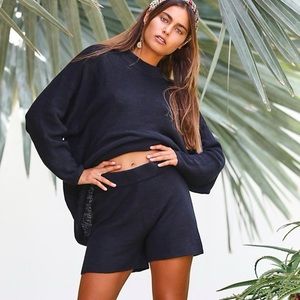 NWOT Free People Short Sweater Set
